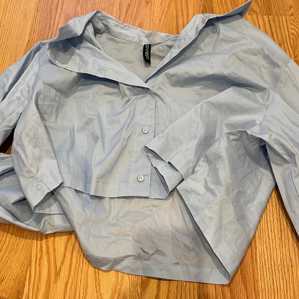 H&M Cropped dress shirt